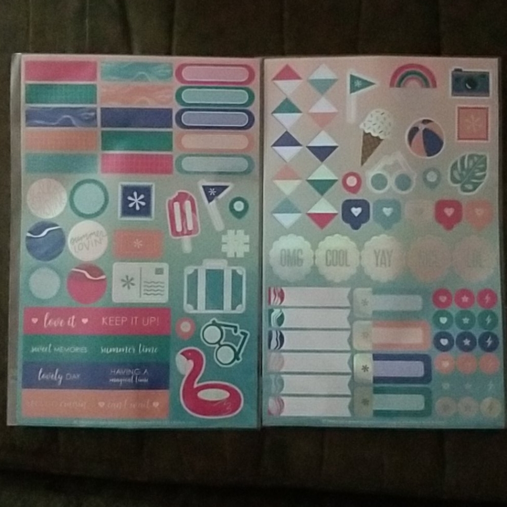 Erin Condren Summer Sticker Sheets